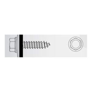 Hex Washer Anchor Screw with EPDM Washer