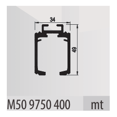 M50 9750 Aluminium Upper Rail