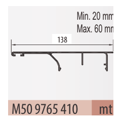 M50 9765 410 Aluminium Cover Front