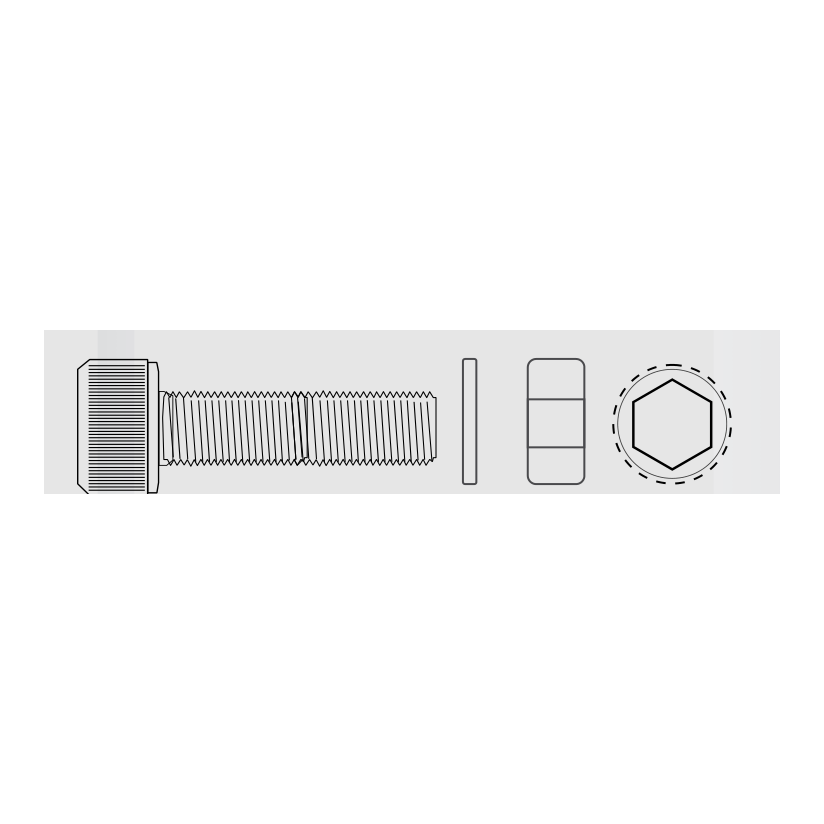 Socket Head Bolt M8 Inox